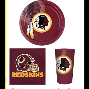 Washington Redskins Party Set : 52 pieces